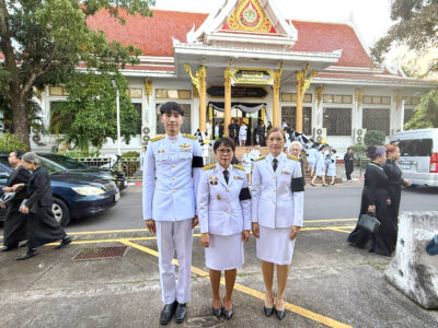 พิธีบำเพ็ญกุศลสัตตมวาร (ครบ 7 วัน) เพื่ออุทิศถวายเป็นพระราชกุศลแด่สมเด็จพระนางเจ้าสิริกิติ์ พระบรมราชินีนาถ พระบรมราชชนนีพันปีหลวง